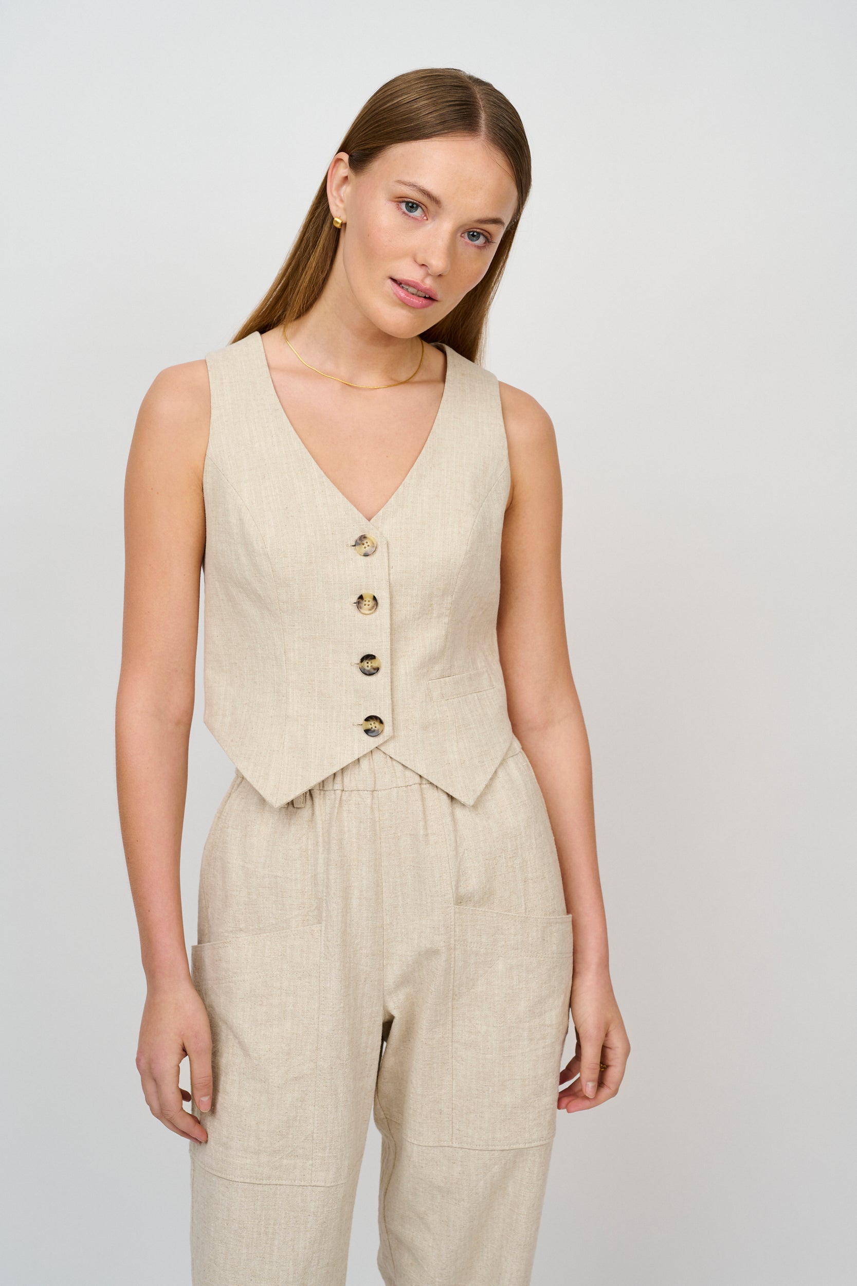 CRAshley hør vest
